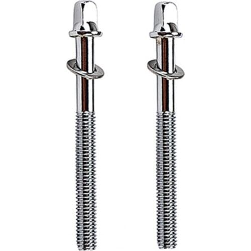 2Pcs Drum Screws Wear-resistant Replacement Metal Anti-rust Drum Tension Rods for Instrument Drum Screws Wear-resistant