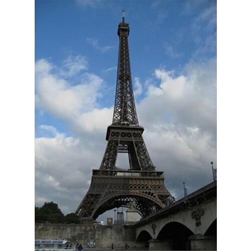 5D DIY Diamond Painting Paris Eiffel-tower Full Cross Stitch Diamond Emboidery Rhinestone Mosaic Home Decor Handmade Gift