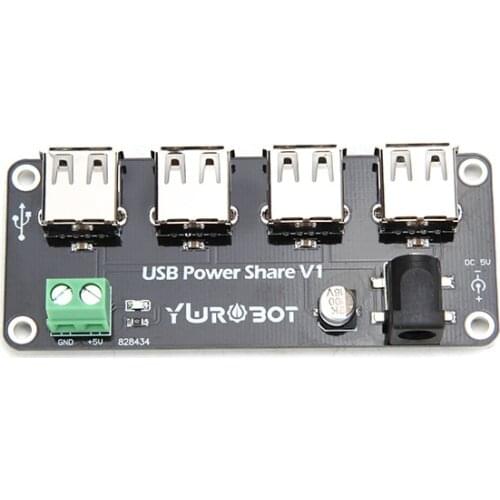 5V 4 Channel USB Power Splitter Power Module Board Free Shipping