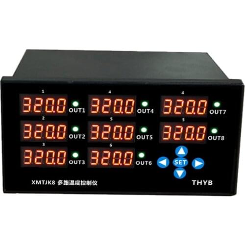 8-channel PID Temperature Controller, Multi-channel Temperature Control, Computer Monitoring Temperature Recording Curve Record
