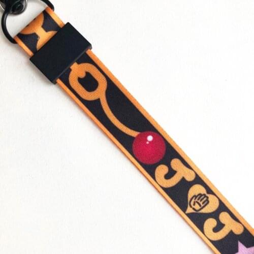 Anime JoJos Bizarre Adventure Kakyoin Noriak Jotaro Keychain Peripheral Mobile Phone Lanyard Wristband Webbing Detachable 45cm