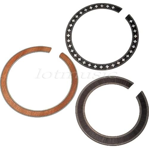 3pcs Guitar Sound Hole Soundhole Rosette Guitar Rosette Wood Pearl Inlay
