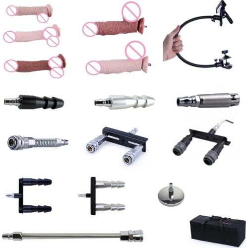 HISMITH Premium Sex Machine Multi Attachments optional Sex dildos suction cup vac-u-lock Bendable Spring Connector AV Clip