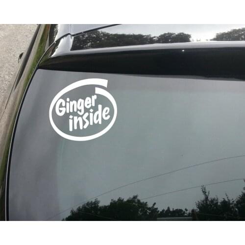 GINGER INSIDE SURF Funny Window JDM EURO Vinyl Decal Sticker 15cm