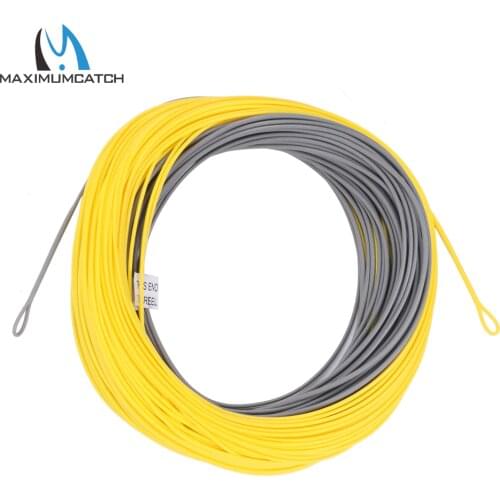 Maximumcatch Windcutter Fly Line WF Floating With Welded Loops Delicate in Wind 100FT 4-8WT Weight Forward Fly Line