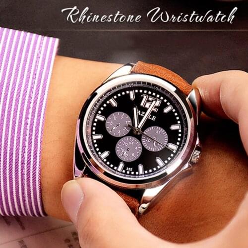 2020 Brand Yazole Watch Business Belt Mens Watch Unique Leisure Leather Watches Fashion Luminous Quartz Watch Relogio Masculino