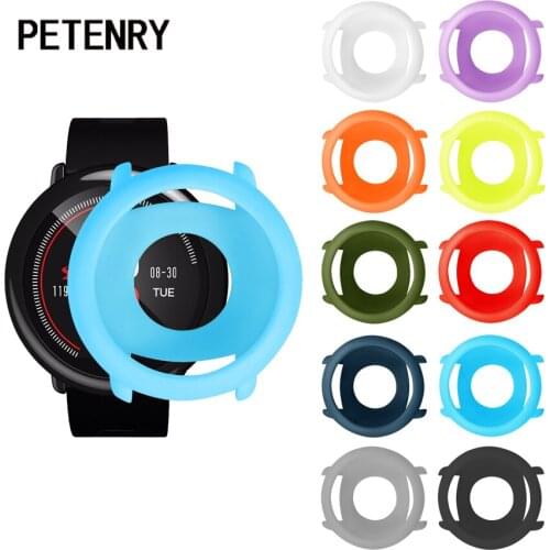 Soft TPU Case for Amazfit Pace Protective Full Cover Shell Frame Protector for Xiaomi Huami Amazfit Pace Smart Watch Accessories