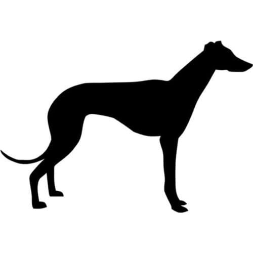 14*9.5CM GREYHOUND Dog Car Sticker Decal Car Accessories Personality Animal Motorcycle Stickers C2-0378