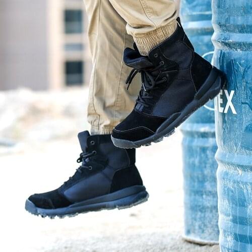 2020 new winter boots mens winter shoes warm plush fur snow boots mens ankle boots mens winter boots retro style boots