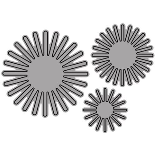 Cutting Dies Spike Shaped Spherical For DIY Scrapbooking Embossing Album Paper Cards Dies 2021 New