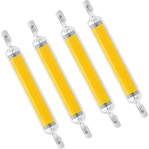 NEW LED Light R7S 78mm 15W 20W 25W High Powerful Spotlight 118mm 30W 40W 50W Glass Tube COB Bulb Replace Halogen Lamp 110V 220V