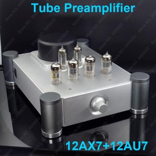 Tube Preamplifier Preamp Refer Wada Shigehos Classic Circuit 12AX7 ECC83 +12AU7 ECC82 Improved From Marantz 7 For Hi-Fi Audio
