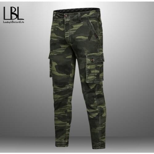 Men Fashion Streetwear Casual Camouflage Jogger Pant Tactical Military Trouser Male Jogger Comfortable Trouser Camo Pencil Pant