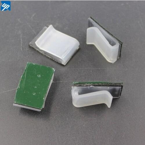 100pcs High quality R-shape pipeline clip with 3M tape CISS accessory parts for Epson/Canon/HP/Brother 4 colors CISS