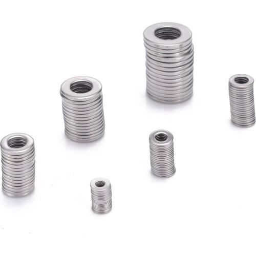 105pcs 304 Assorted Washers Stainless Steel M3 M4 M5 M6 M8 M10 For Electronic Instruments Metric Flat Washer Kit