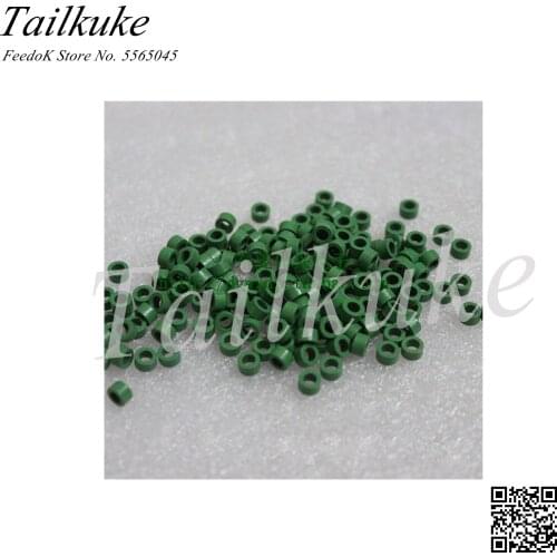 50pcs/lot Small Magnetic Ring Ferrite Magnetic Ring 4.4*2.5*2.8 Magnetic Beads Anti-interference Filter Winding Magnetic Ring