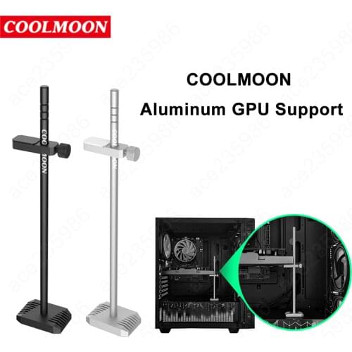 COOLMOON Aluminum GPU Bracket Graphic Card Holder Desktop PC Case Video Card Stand Support Rack Water Cooling Kit Accessories