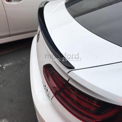 Car Styling ABS Plastic Unpainted Color Rear Roof Spoiler Tail Trunk Boot Lip Rear Wing For Volkswagen New Arteon CC 2018 2019