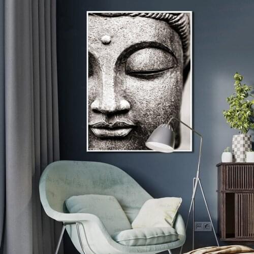 Chinese Style Buddhism Canvas Painting Religious Poster Print For Living Room Modern Nordic Wall Art Home Decoration Cuadros