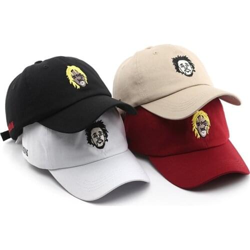 Hat Spring And Summer Personality Curved Eaves Embroidered Cotton Cap Trendy Men Street Sports Leisure Women Sunscreen Couple Ha