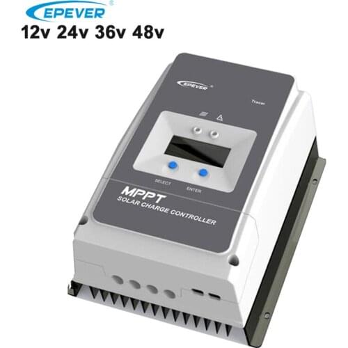 EPever MPPT 100A Solar Charge Controller 12V 24V 36V 48V Backlight LCD for Max 150V PV Input Real time Recording Tracer10415AN