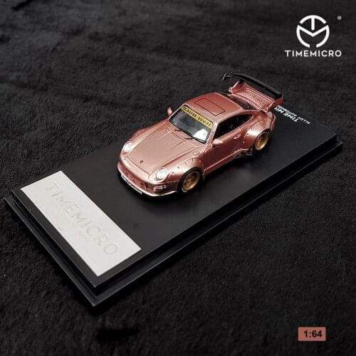 Timemicro 1:64 Boxster 993 Rose Gold Simulation Model Car