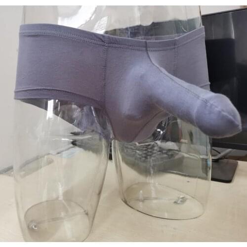 Mens Cotton Soft comfortable sheath Gay Erotic Boxer Underwear