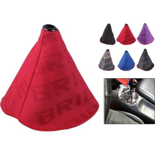 Stitches Gear Shift Boot Cover Boot Cover Fabric Hyper Knob MT/AT Racing Bride