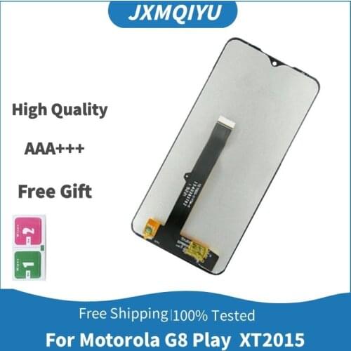 Original For Motorola Moto G8 Play LCD XT2015 Display Touch Screen Sensor Panel Digiziter Assembly XT2019 For moto G8 Power LCD