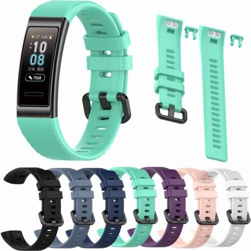 Smart Bracelet Wrist Strap For Huawei Band 4 Pro Straps Silicone Watch Band For Huawei Honor Band 3 Pro Replacement Wristband
