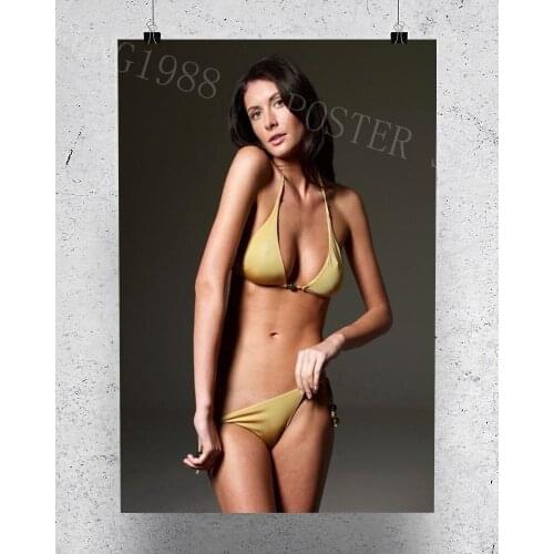 S106 Orsi Kocsis 02 Star Sexy Beautiful Girl Model Wall Posters Prints Silk Art Painting For Home Bedroom Decor