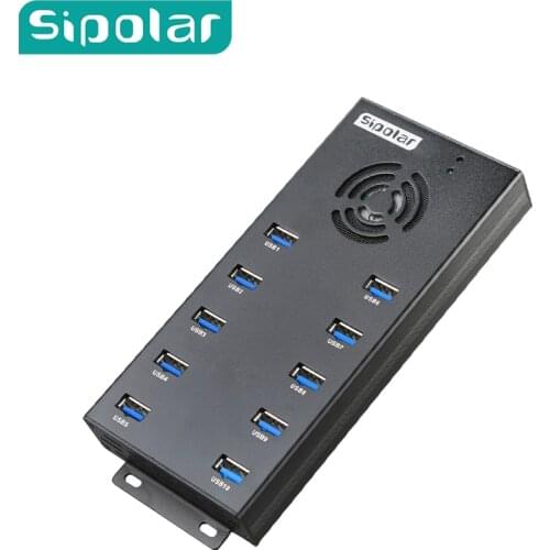 Sipolar 10 port USB 3.0 data syncs and 2.1A charging hub USB charger Hub for iPhone iPad Samsung Android phone tablets mining