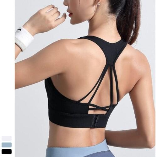 Sports Vest Women Sports Bra with Pad Push Up Seamless Crop Top Fitness Gym Bra Workout Yoga Top Sports Running Wear Active Tank