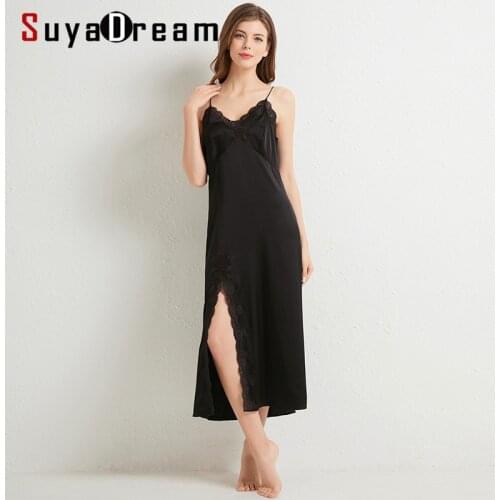 Женские ночные рубашки SuyaDream China At AliExpress