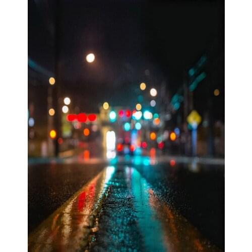 TR 2017 Street Scenic Photographic Backgrounds Bokeh Photo Backdrops Cloth Vinyl Backgrounds For Photo Studio Fundo Fotografia