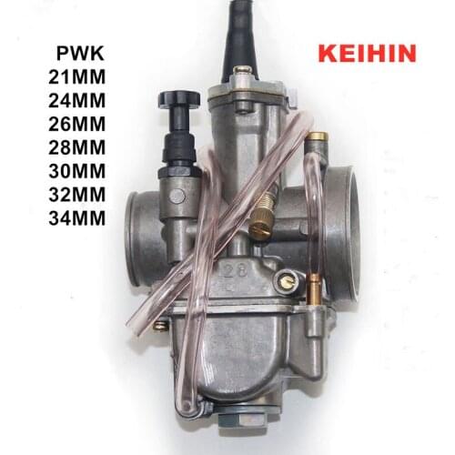 Universal Moto Carburetor Carburador PWK 21 24 26 28 30 32 34mm 2T 4T For Keihin With Power Jet For Racing Motorcycle