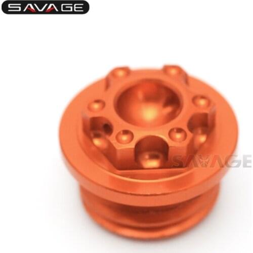 Oil Filler Screw For 250 400 450 EXC-G 525 250 350 EXC-F 450 500 EXC SIX DAYS Motorcycle Accessories Screws Bolt CNC Motos