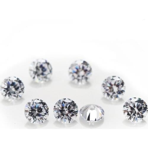 Wholesale Size Price 0.8~2.9mm Round Cut Lab Grown Loose Moissanite Stone Test Positive