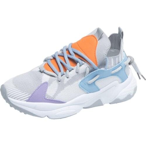 2020 Summer Flying weave Shoes Lady Shoes Female Casual Breathable Mesh Surface Running Woman Sneakers