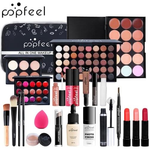 24PCS Makeup Set Professional Makeup Kit Lucky Bag Eyeshadow Lips Quality Woman Gift Child Cosmetic Set Birthday Present TSLM1