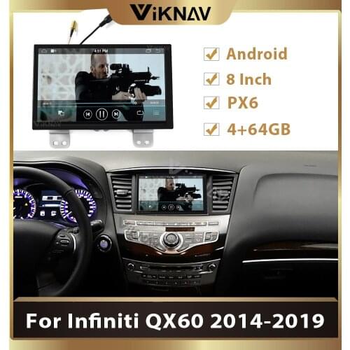 2din Android autoradio car radio For Infiniti QX60 2014-2019 car stereo multimedia player GPS navi DVD player