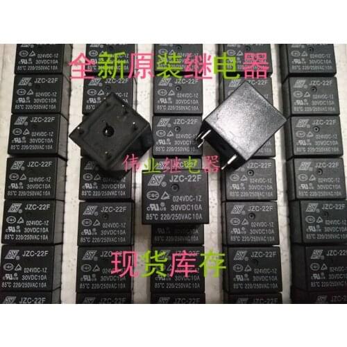 5 unids/lote JZC-22F 024VDC-1Z relayJZC-22F 24VDC 5 PIN