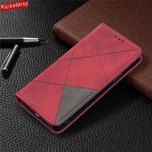 Luxury Splice Retro Case for Huawei P Smart 2021 P50 P40 Lite E P30 Pro P20 PSmart Plus Z Cover Leather Flip Stand Card Shell