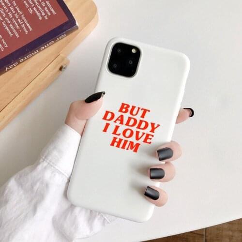 Letters Design Print Case Cover For iPhone 11 Pro Max X XS Max XR 5 S E 6 6s 7 8 Plus candy color For Soft TPU Cases