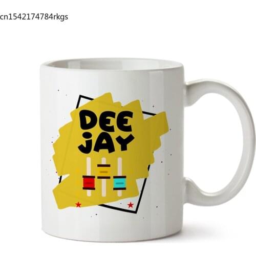 Dee Jay Porcelain Coffee Mug - 11oz