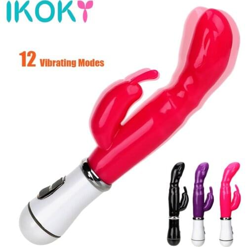 IKOKY Rabbit Vibrator Sex Toys For Women Female Masturbator Clitoris Stimulator G-spot Massager Adult Products Intimate Toys