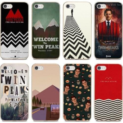Housing Welcome To Twin Peaks Red Sheriff For Samsung Galaxy S7 S8 S9 S10E S20 FE Note 10 20 Edge Lite Plus Ultra