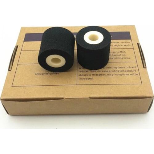 Tableware high temperature black solid ink wheel 36 32mm 40 packaging machine marking machine DK1100 coding machine NY805