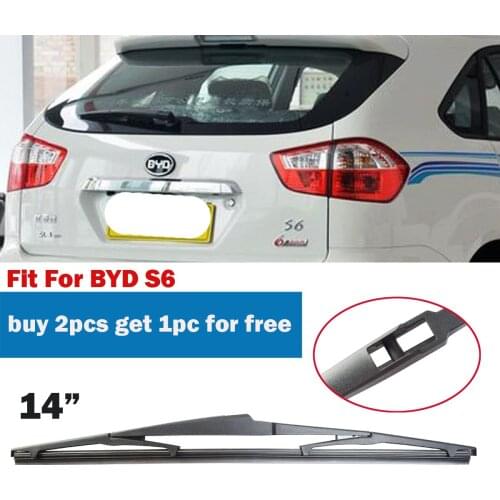 1PC Car Rear Wiper Blade 14" Fit For Perodua myvi 2006-2011 Windscreen Windshield Hybrid Auto Wipers Accessories YC102007