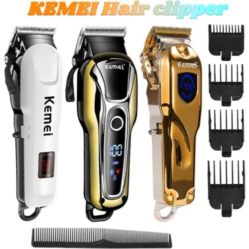 Hair clipper Electric hair trimmer Cordless Shaver Trimmer 0mm Men Barber Hair Cutting Machine Carved Hair clipper Hairdresser